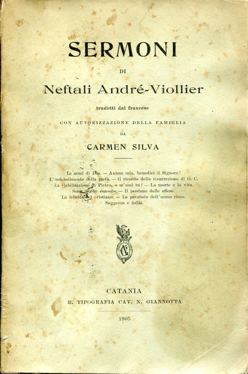 Sermoni di Neftali André Viollier. Tradotti dal francese con autorizzazione …