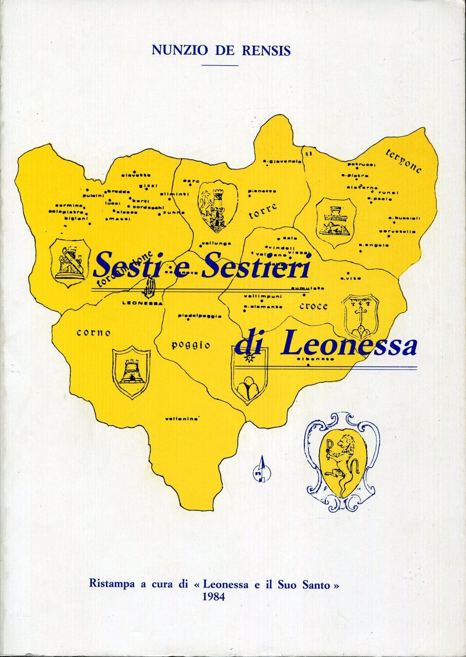 Sesti e Sestieri di Leonessa. Ripr. facs. dell'ed.: Roma : …