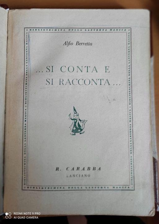 ... Si conta e si racconta.