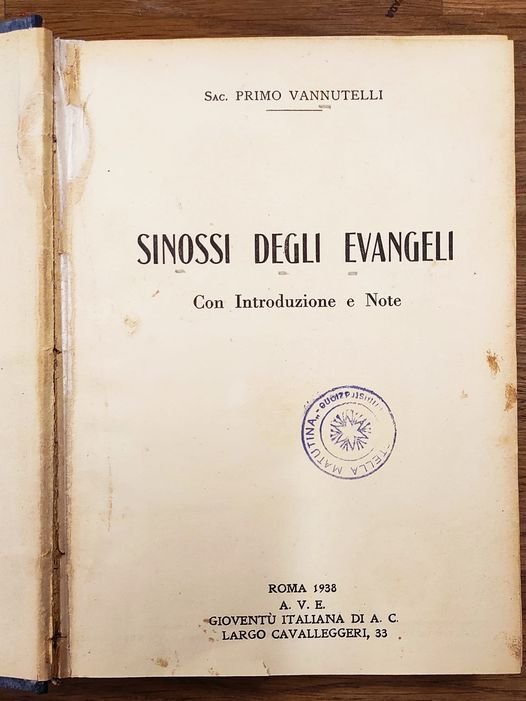 Sinossi degli Evangeli : con introduzione e note | Immagine Gallery 2