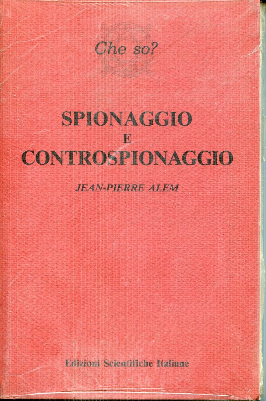 Spionaggio e controspionaggio