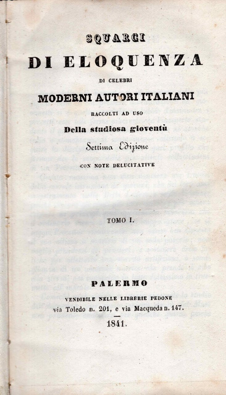 Squarci di eloquenza di celebri moderni autori italiani raccolti ad …