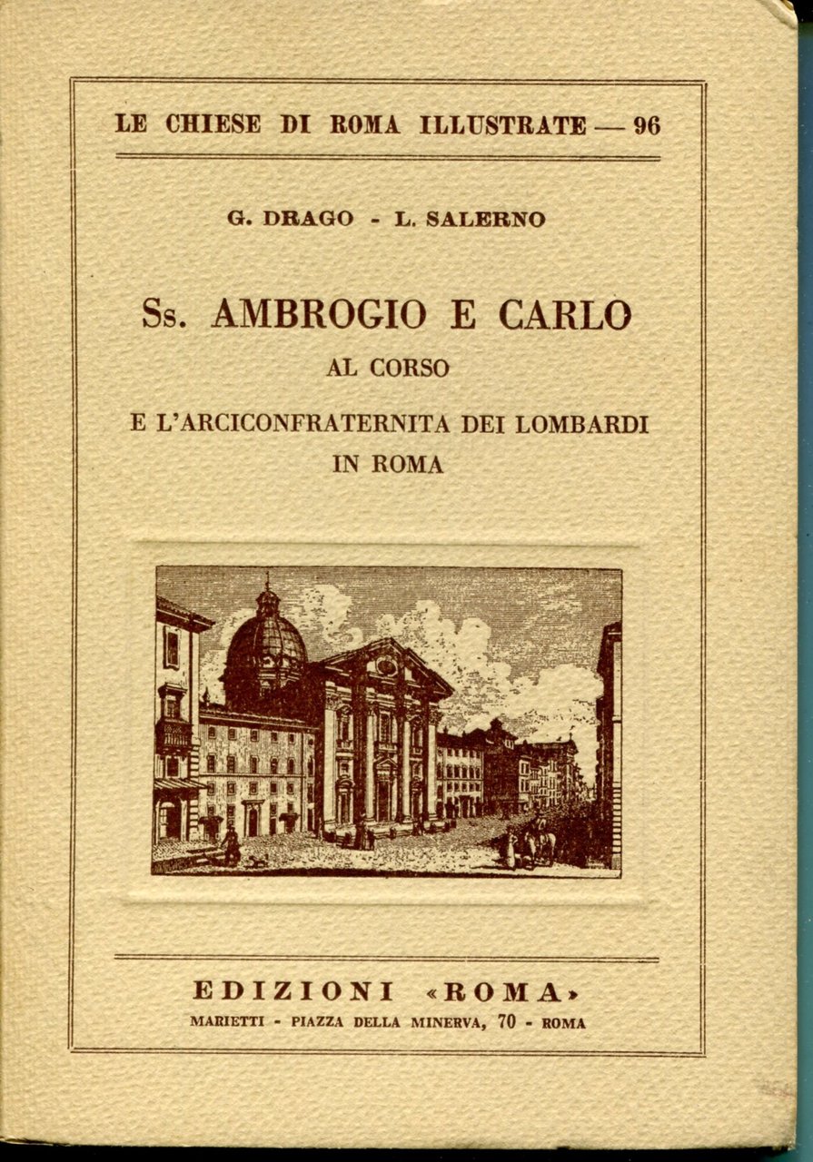 Ss. Ambrogio e Carlo al corso e l'arciconfraternita dei lombardi …