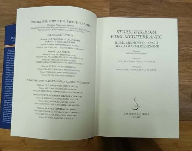 Storia d'Europa e del Mediterraneo. Dal Medioevo all'Età della globalizzazione. …