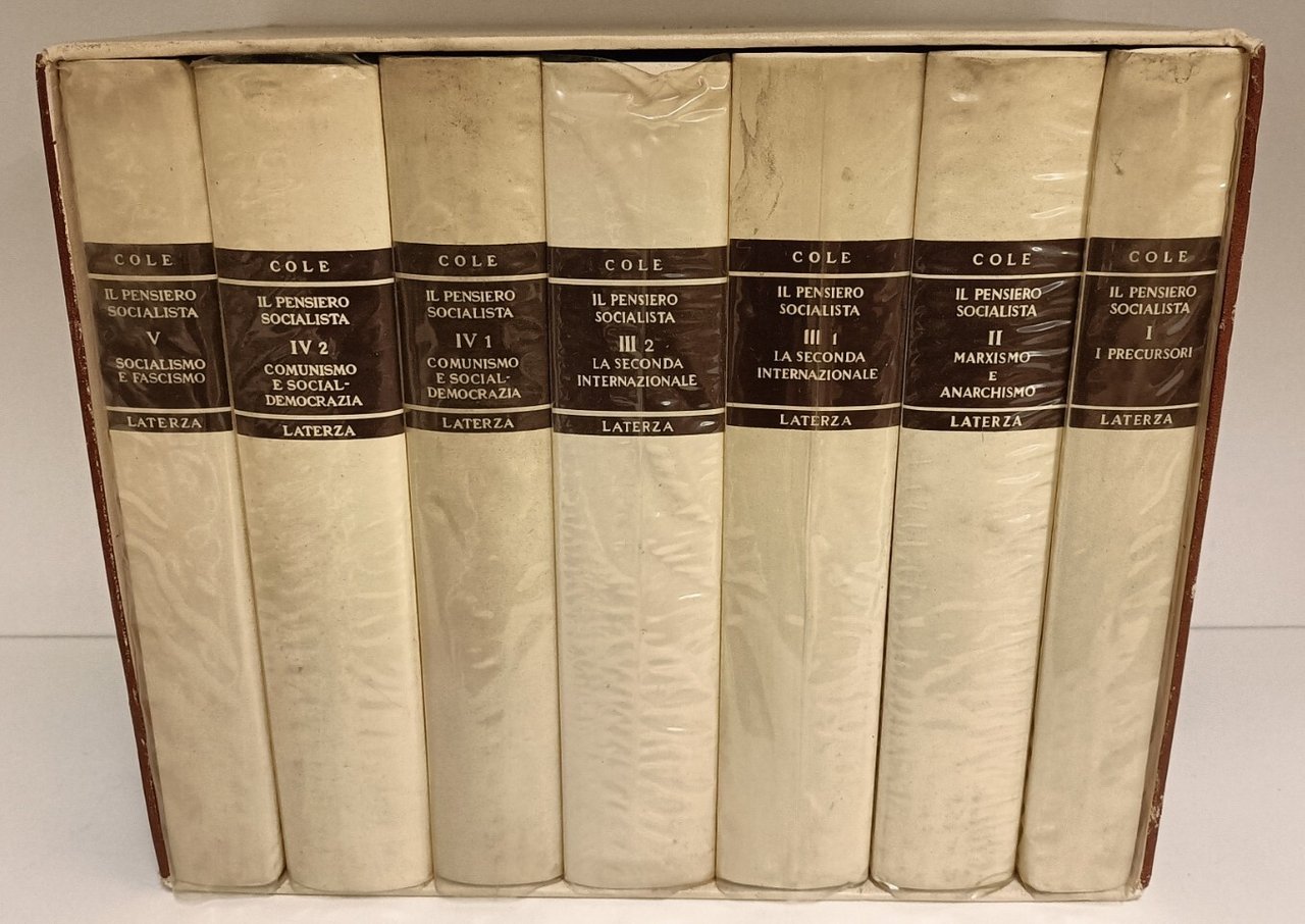 Storia del pensiero socialista. Volumi 1, I precursori : 1789-1850, …