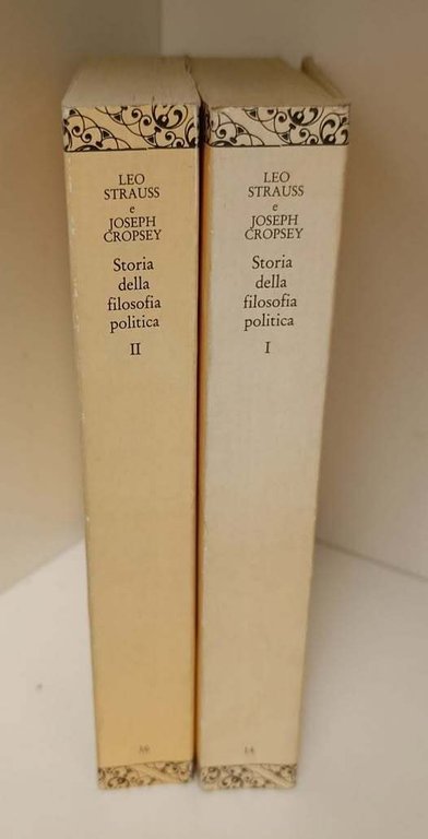 Storia della filosofia politica, 2 volumi, edizione italiana a cura …