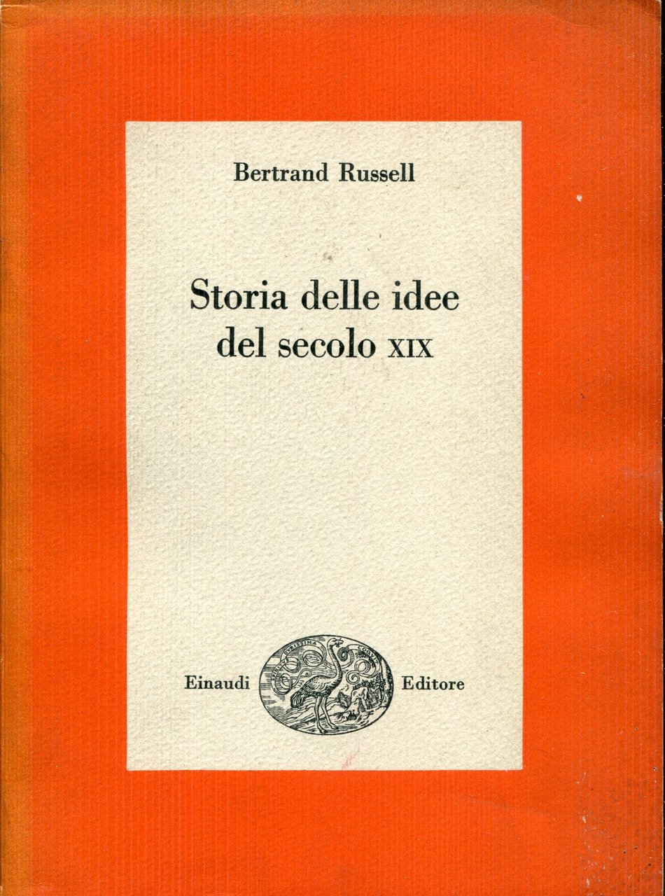 Storia delle idee del secolo XIX
