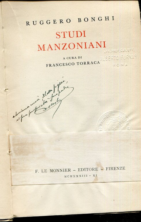 Studi manzoniani