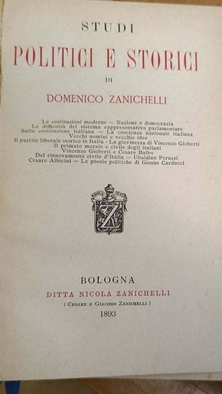 Studi politici e storici | Immagine Gallery 2