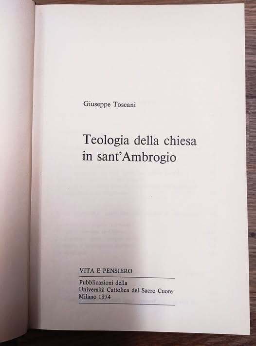 Teologia della Chiesa in sant'Ambrogio