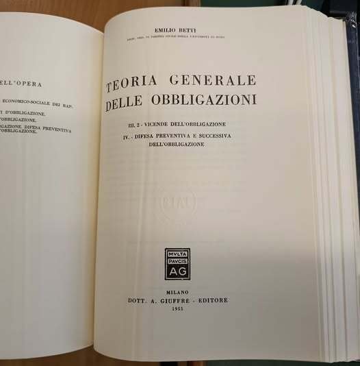 Teoria generale delle obbligazioni, 4 volumi in 1 tomo | Immagine Gallery 2