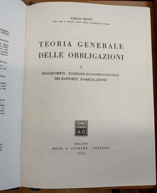 Teoria generale delle obbligazioni, 4 volumi in 1 tomo | Immagine Gallery 3
