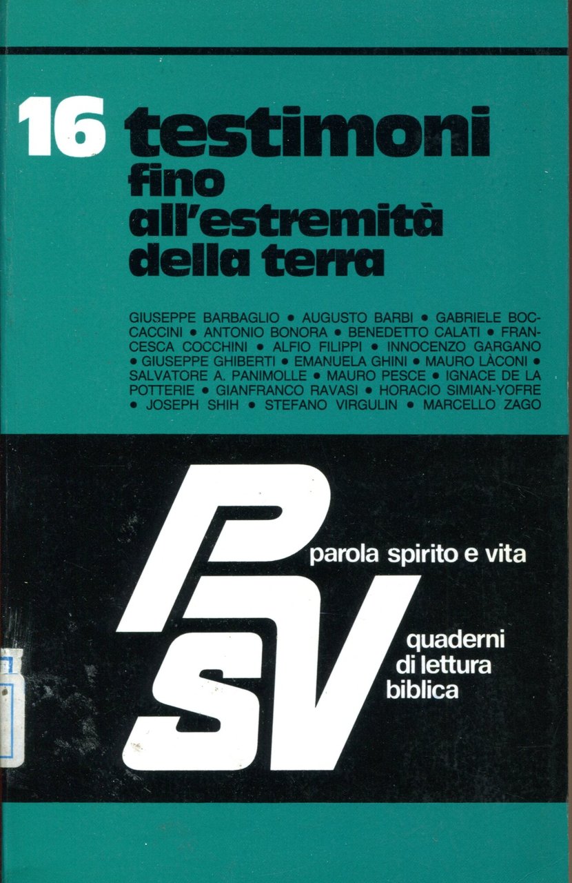 Testimoni fino all'estremità della terra | Immagine principale