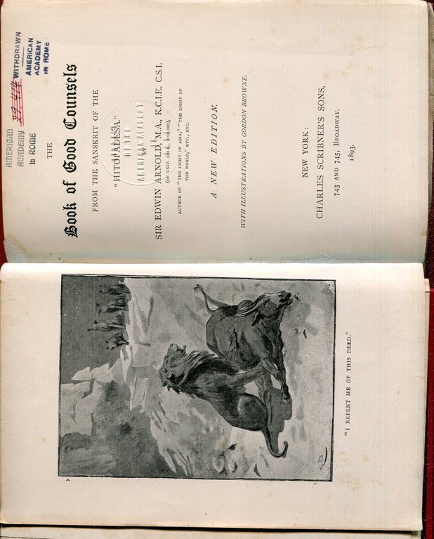 The Book of Good Counsels from the Sanskrit of the … | Immagine Gallery 4