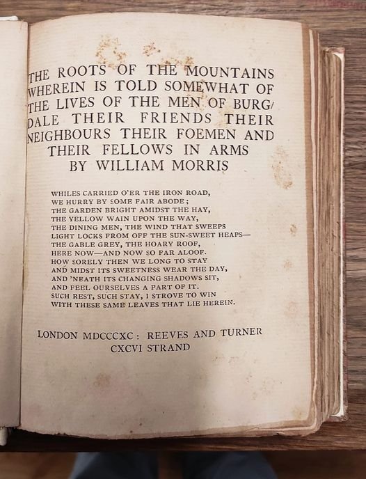 The Roots Of The Mountains Wherein Is Told Somewhat Of …