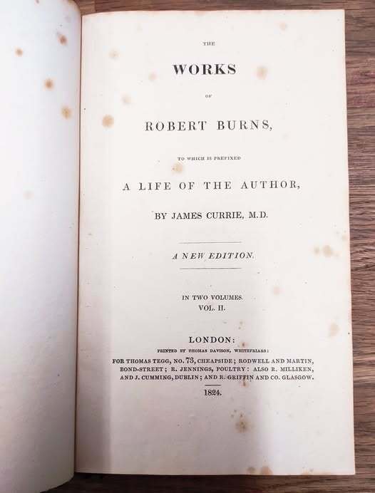 The Works of Robert Burns to Which is Prefixed a …