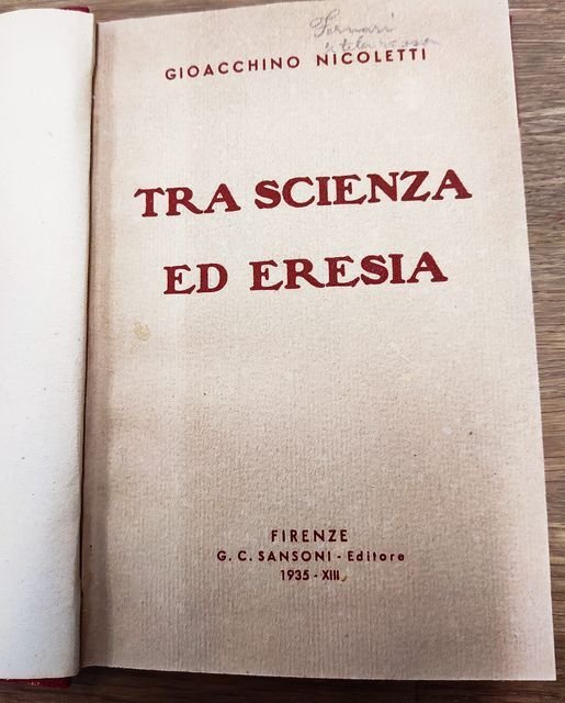 Tra scienza ed eresi