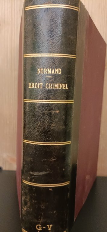 Traité élémentaire de droit criminel : comprenant une introduction philosophique …