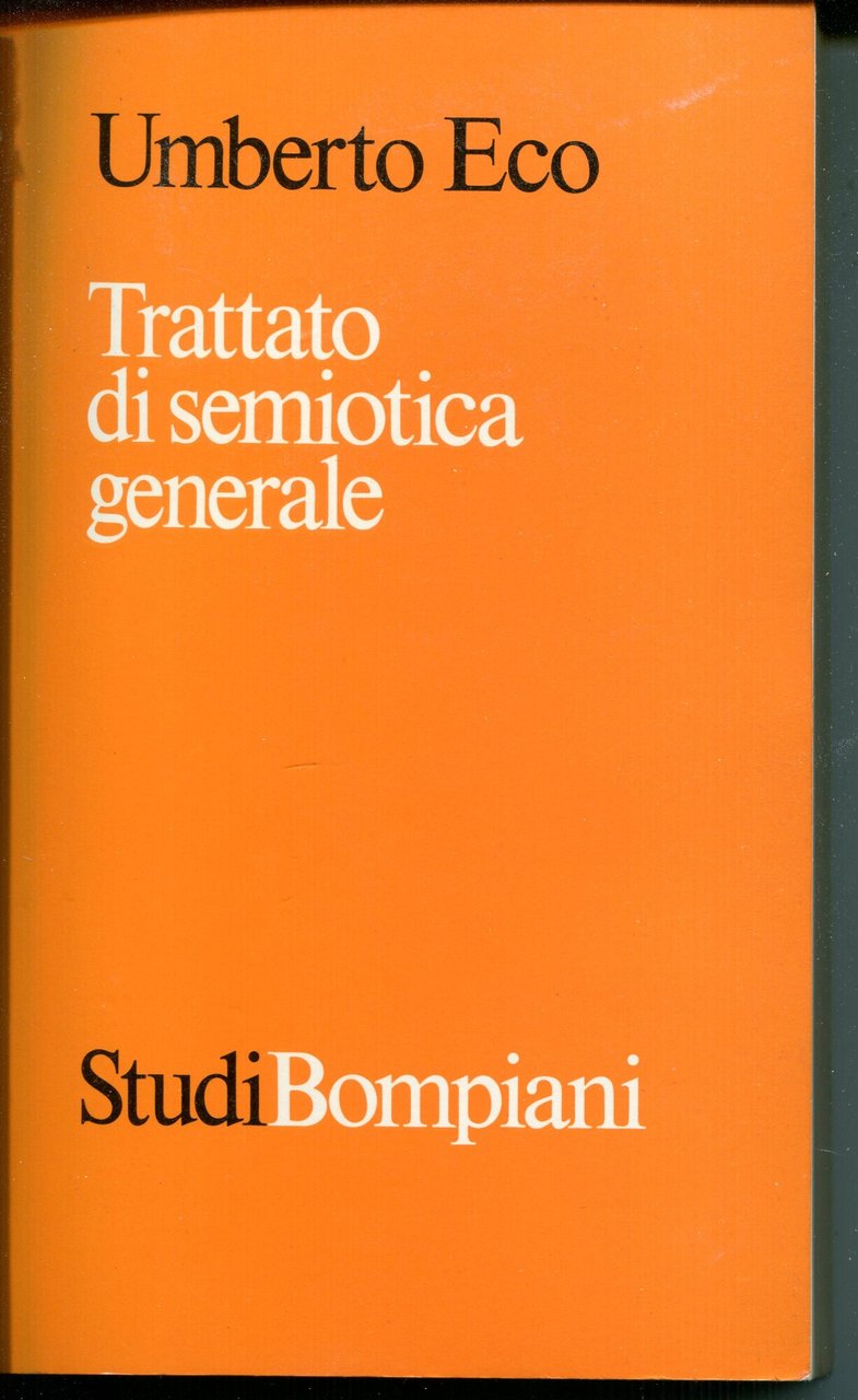 Trattato di semiotica generale | Immagine principale
