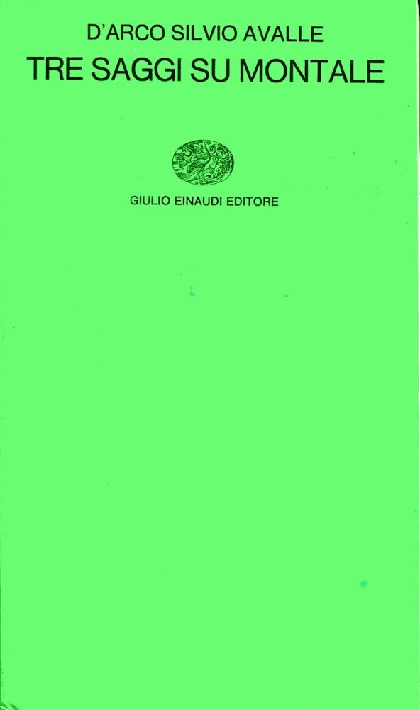 Tre saggi su Montale. Seconda edizione. | Immagine principale