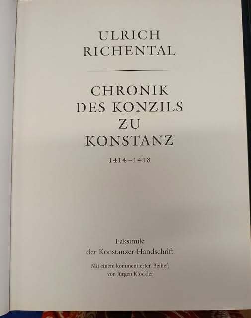 Ulrich Richental: Chronik des Konzils zu Konstanz: 1414-1418 | Immagine Gallery 3
