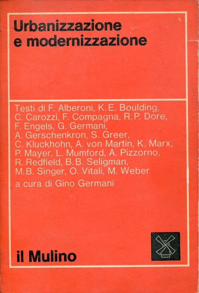 Urbanizzazione e modernizzazione : una prospettiva storica