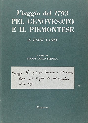 Viaggio del 1793 pel genovesato e il piemontese