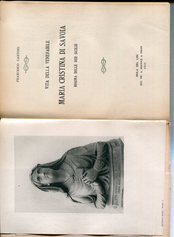 Vita della venerabile Maria Cristina di Savoia, Regina delle due …