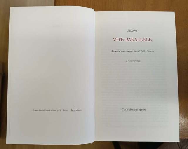 Vite parallele, introduzione e traduzione di Carlo Carena | Immagine Gallery 3