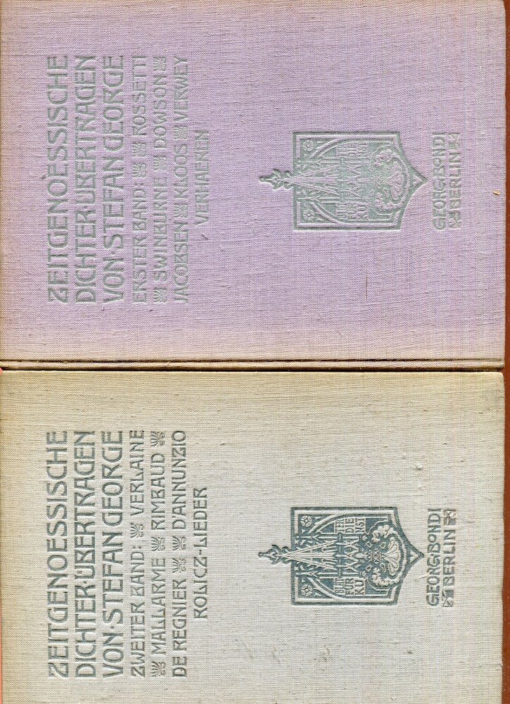 Zeitgenössische Dichter übertragen von Stefan George,: Bd. 1., Rossetti, Swinburne, …