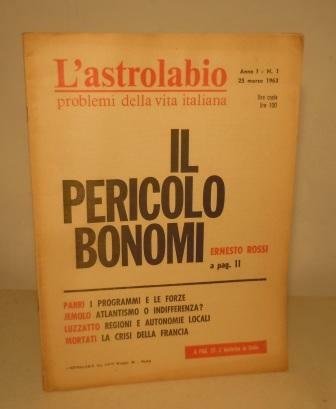 L'ASTROLABIO. PROBLEMI DELLA VITA ITALIANA - QUINDICINALE ANNO I - …