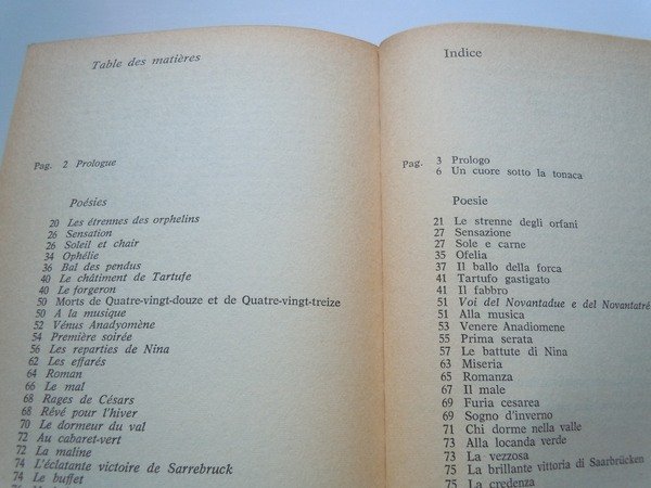 OEUVRES - OPERE POESIE ULTIMI VERSI UNA STAGIONE ALL'INFERNO ILLUMINAZIONI SCRITTI MINORI LETTERE SCELTE