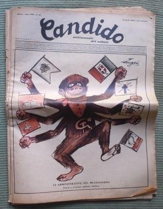 CANDIDO - SETTIMANALE DEL SABATO - ANNO VIII - NN. 15-16-23-24 DEL 1952