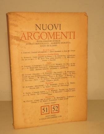 NUOVI ARGOMENTI - RIVISTA TRIMESTRALE - NUMERO DOPPIO 51 52 …