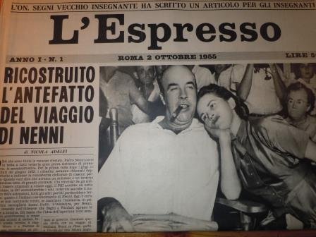 L'ESPRESSO - ANNO I N. 1 - ROMA 2 OTTOBRE …