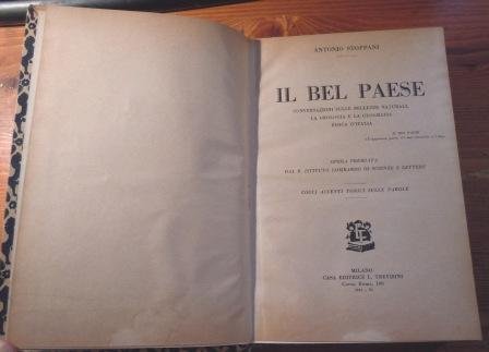 IL BEL PAESE - CONVERSAZIONI SULLE BELLEZZE NATURALI LA GEOLOGIA …