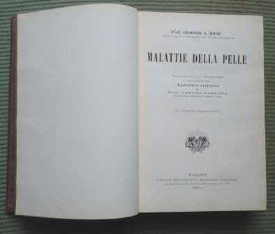 MALATTIE DELLA PELLE - RIVEDUTA E INTEGRATA DI UNA APPENDICE …