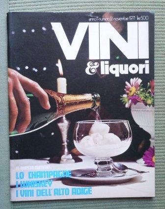 VINI & LIQUORI - ANNO 1° - 1971 - NUMERI …