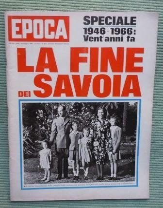 EPOCA - SETTIMANALE POLITICO DI GRANDE INFORMAZIONE - ANNO 1966