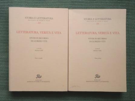 LETTERATURA, VERITÀ E VITA - STUDI IN RICORDO DI GORIZIO …