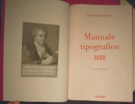 MANUAL OF TYPOGRAPHY - MANUALE TIPOGRAFICO