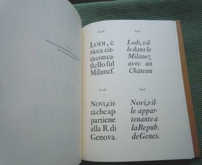 CAMPIONARI DI CARATTERI NELLA TIPOGRAFIA DEL SETTECENTO