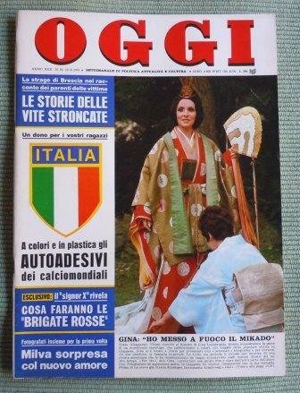OGGI - SETTIMANALE DI POLITICA ATTUALITA' E CULTURA - 1974
