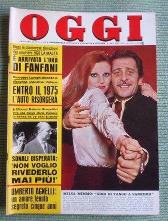 OGGI - SETTIMANALE DI POLITICA ATTUALITA' E CULTURA - 1974