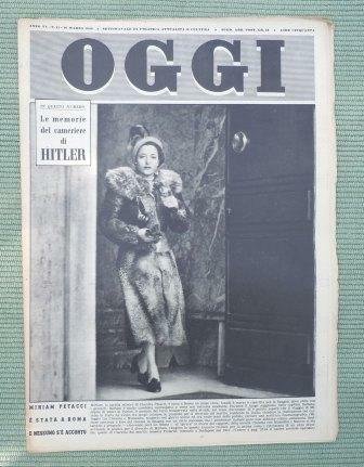 OGGI - SETTIMANALE DI POLITICA ATTUALITA' E CULTURA - ANNO …
