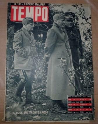 TEMPO - SETTIMANALE - ANNO - 1941 - NN. 98-105/ …