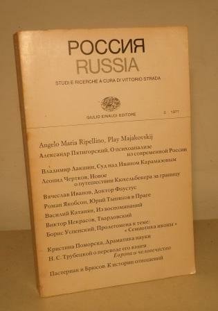 RUSSIA - STUDI E RICERCHE 3 - 1977