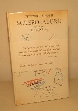 SCREPOLATURE - POESIE - LIBRO + MANIFESTO AUTOGRAFATO DALL''AUTORE