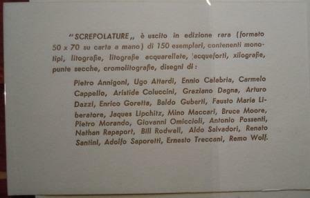 SCREPOLATURE - POESIE - LIBRO + MANIFESTO AUTOGRAFATO DALL''AUTORE
