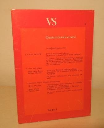 VS VERSUS QUADERNI DI STUDI SEMIOTICI - N. 6 SETTEMBRE …